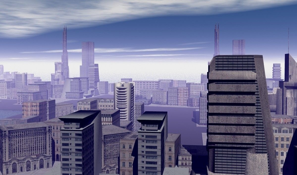 Low Poly City Free low-poly 3D model_10