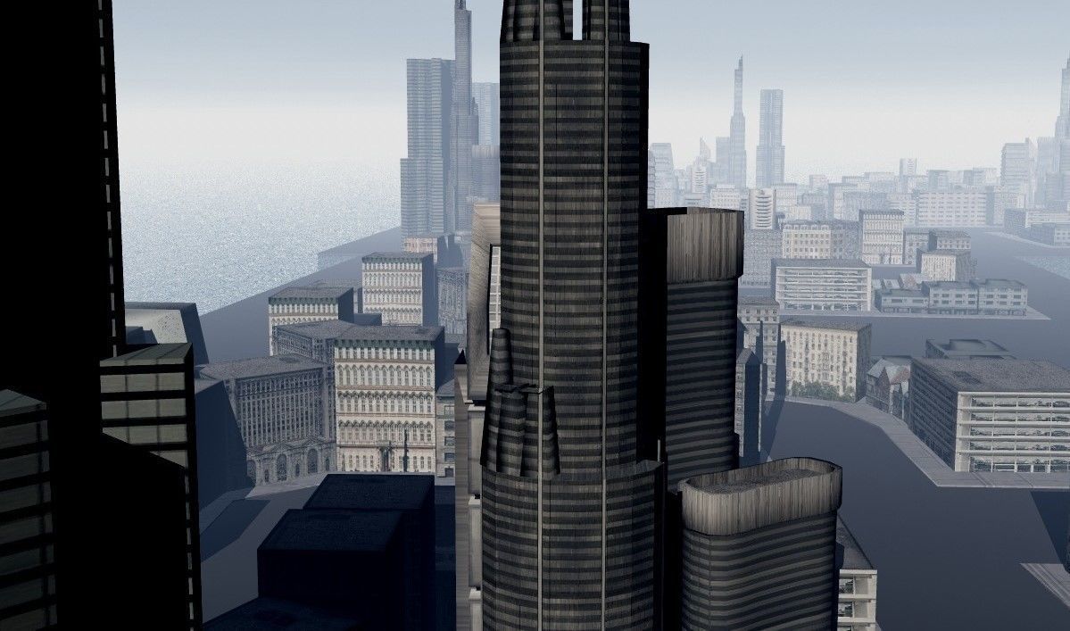 Low Poly City Free low-poly 3D model_7