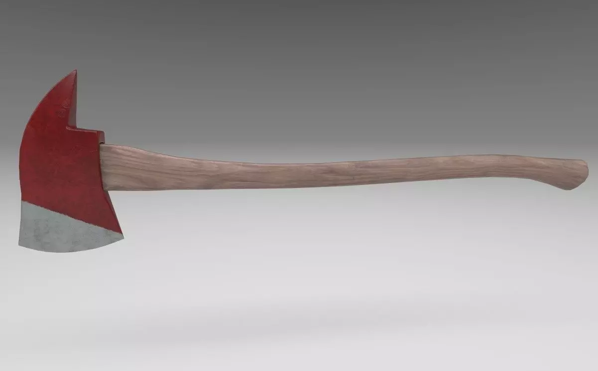 Red Axe Free low-poly 3D model