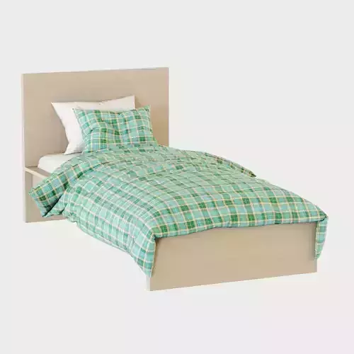 Bed Malm 3D model