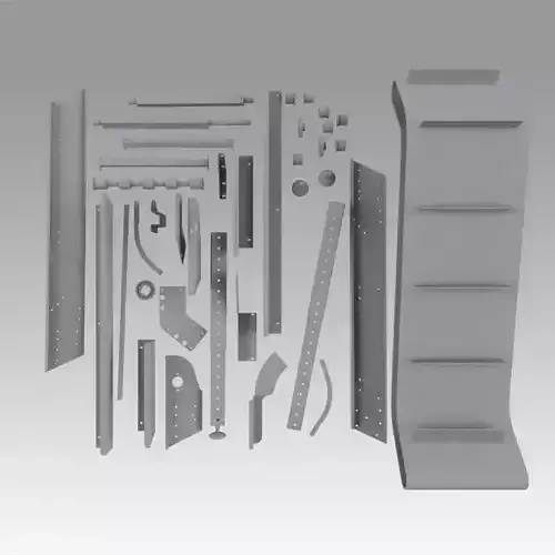 Engineering Parts for conveyors 3D model