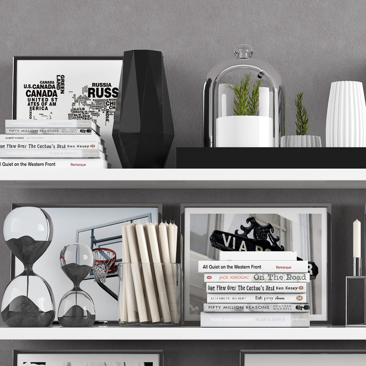 Decoration set 14 3D model_3