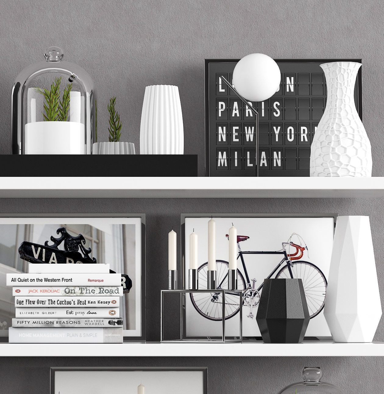 Decoration set 14 3D model_4