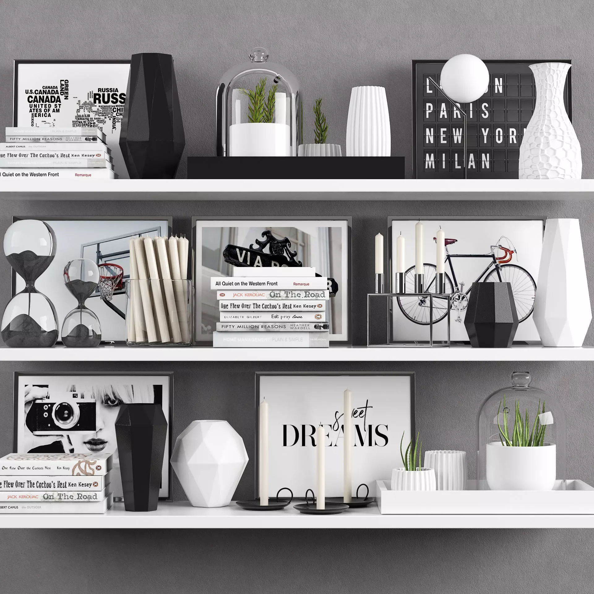 Decoration set 14 3D model_0