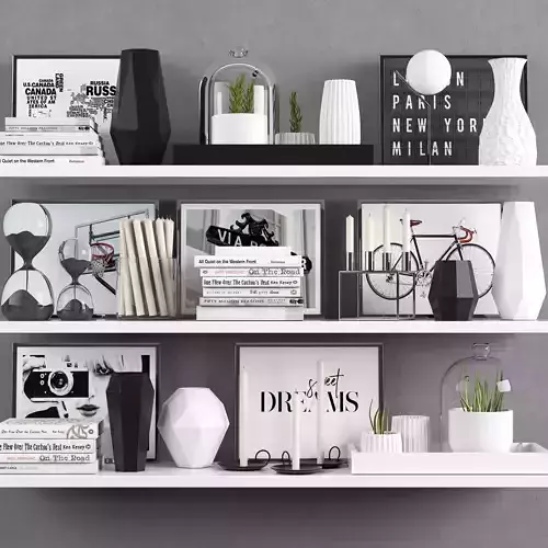 Decoration set 14 3D model