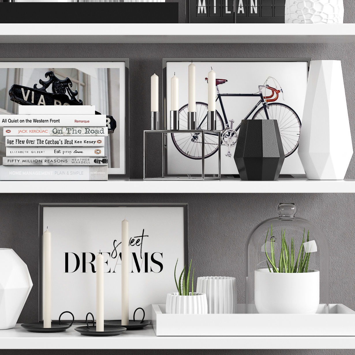 Decoration set 14 3D model_2