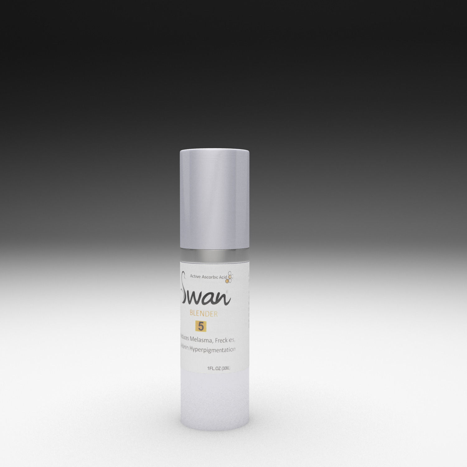 Cream bottle 3D model_5