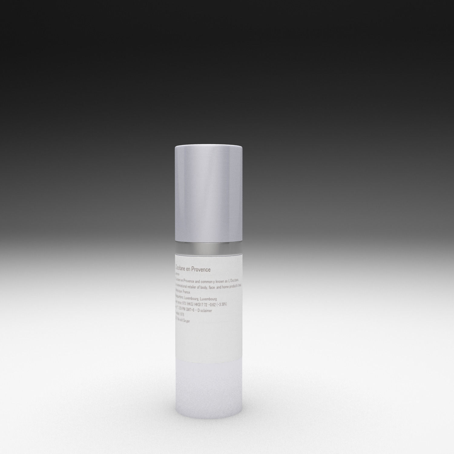 Cream bottle 3D model_21