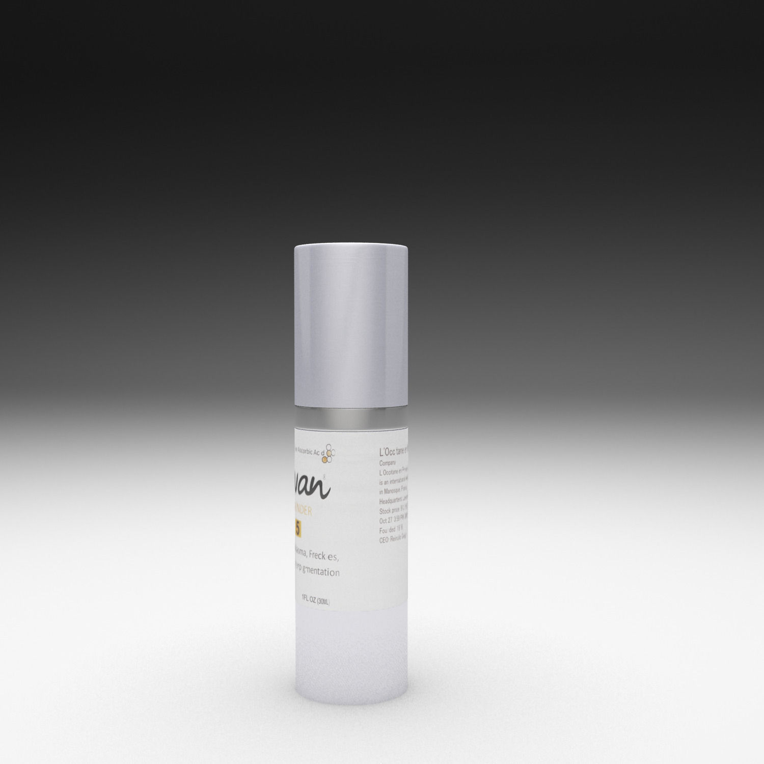 Cream bottle 3D model_31