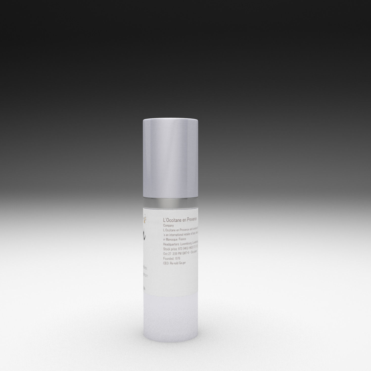 Cream bottle 3D model_25