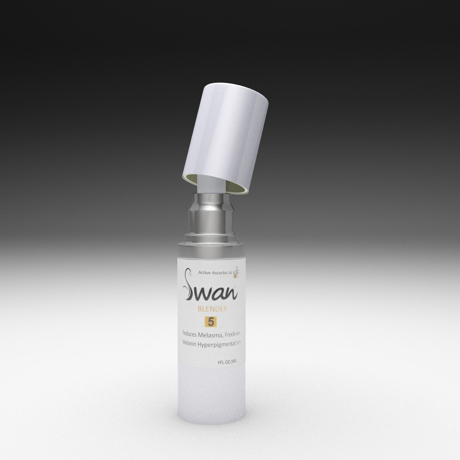 Cream bottle 3D model_7