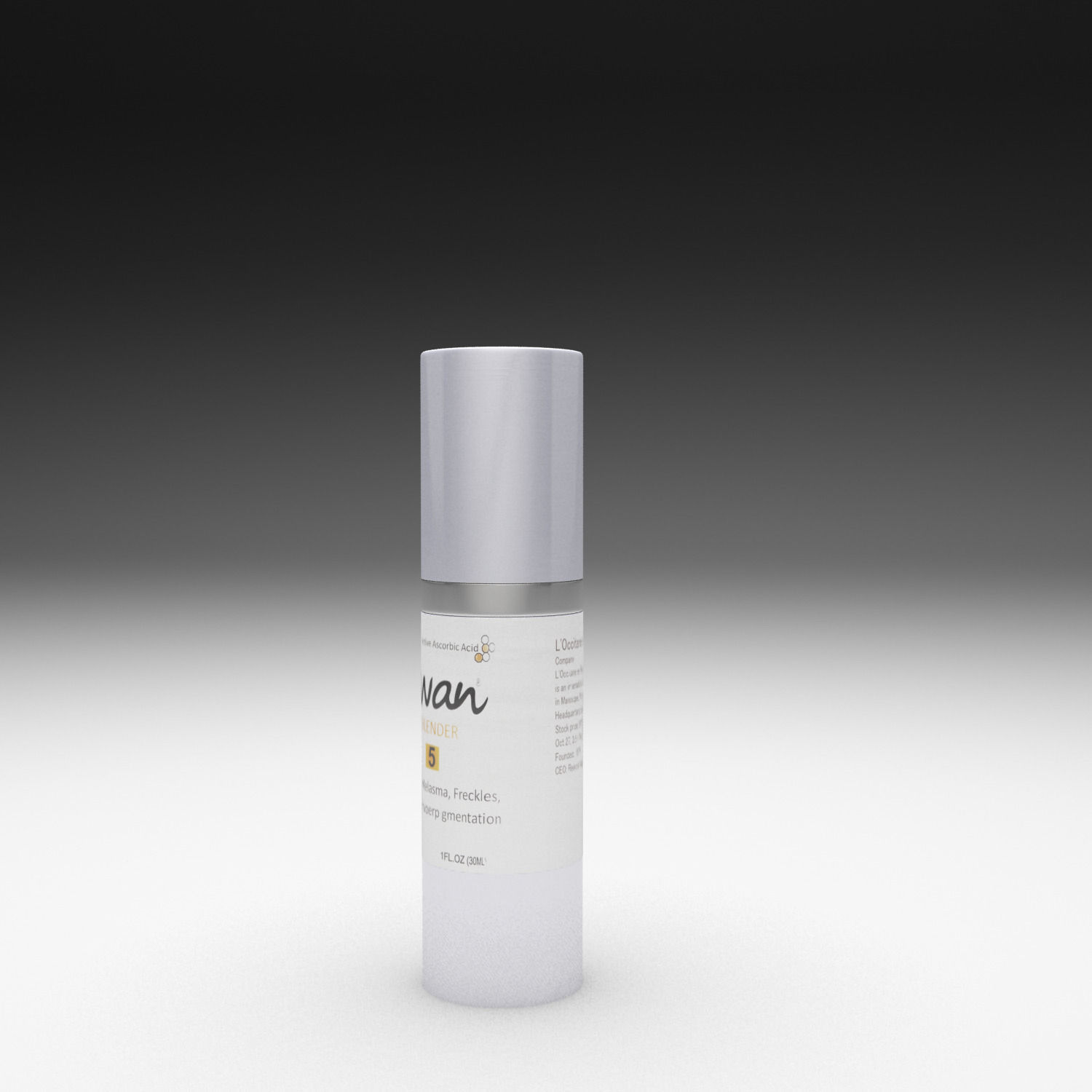 Cream bottle 3D model_32