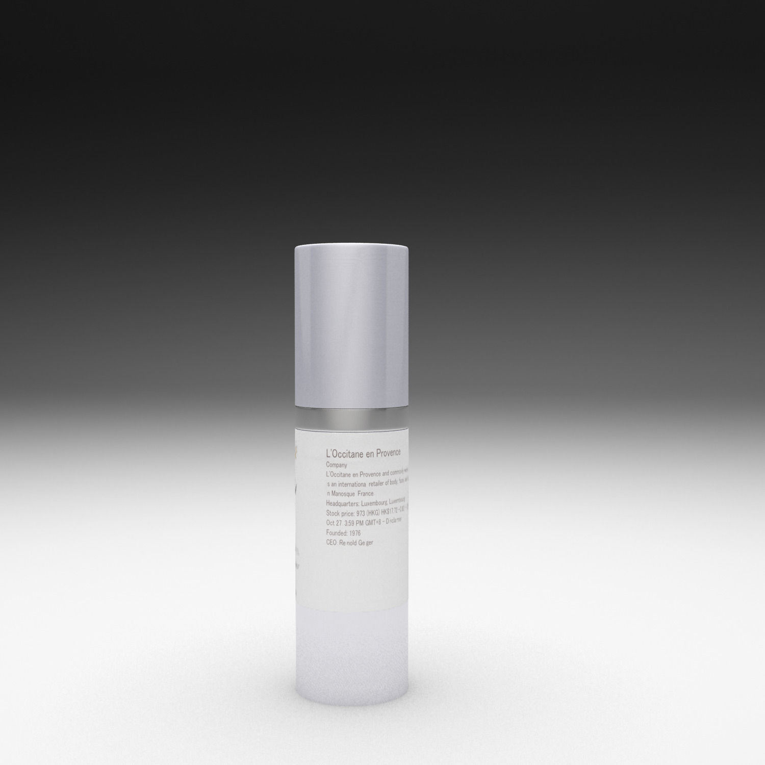 Cream bottle 3D model_26