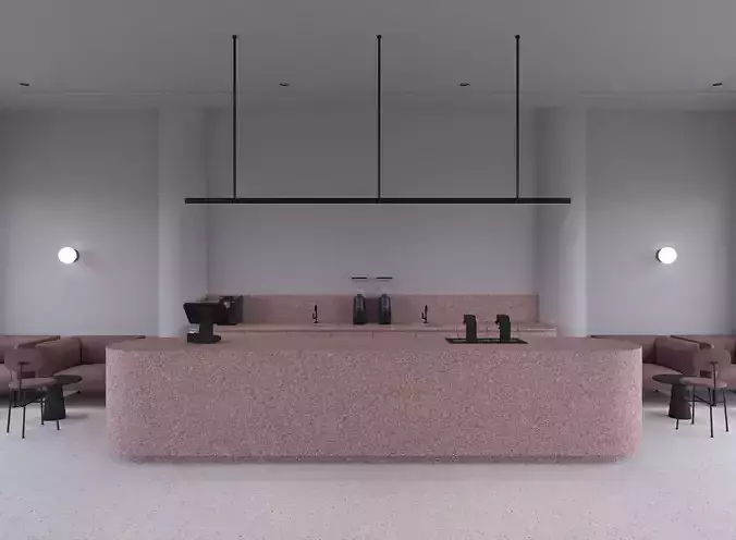 Slope Cafe Interior Scene