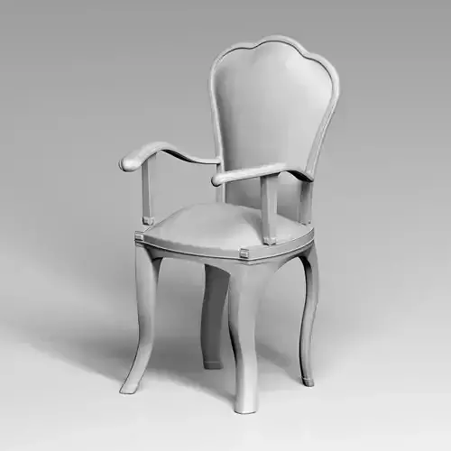 Classic armchair 3D print model