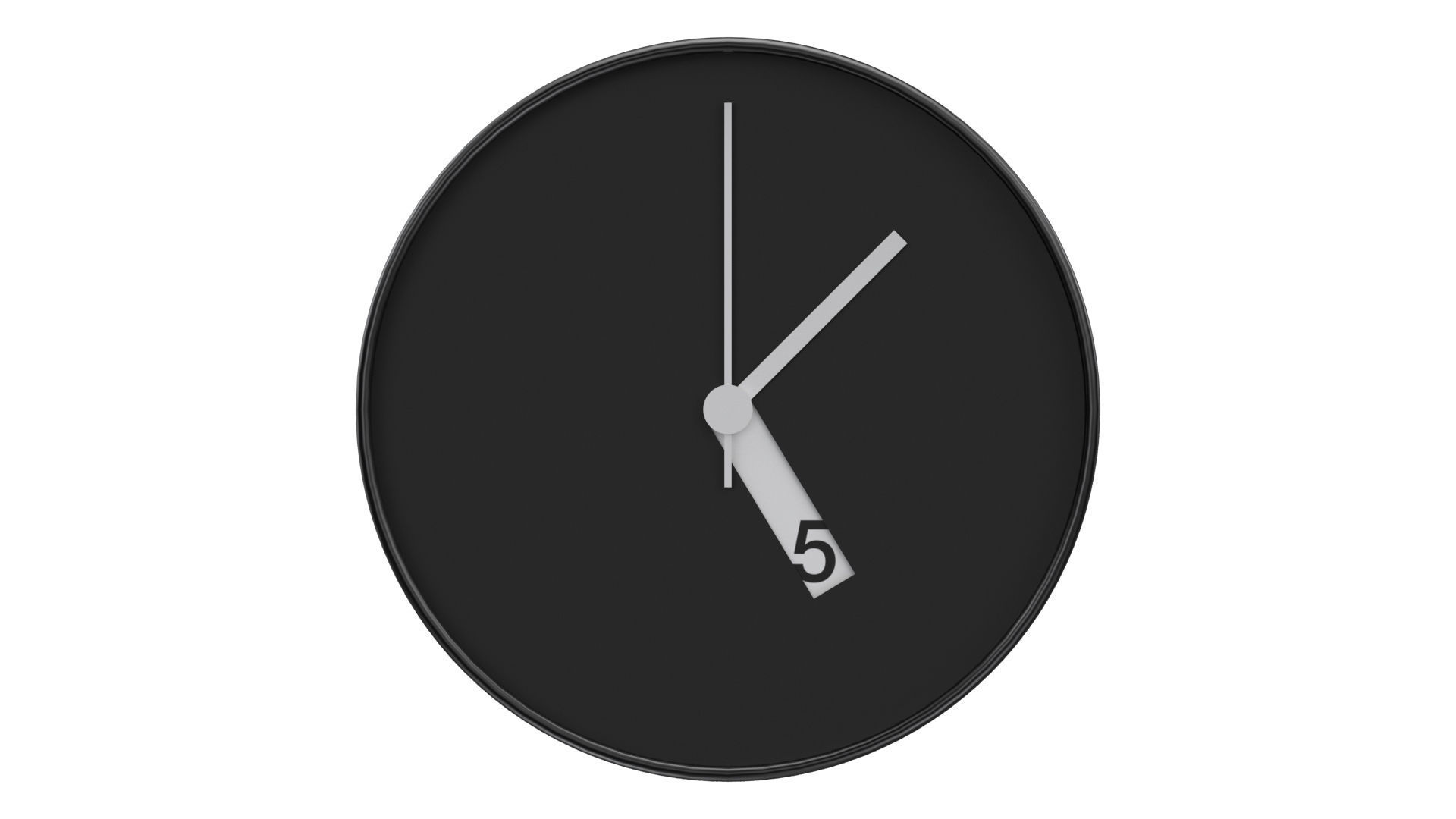 Wall Clock Free 3D model_1