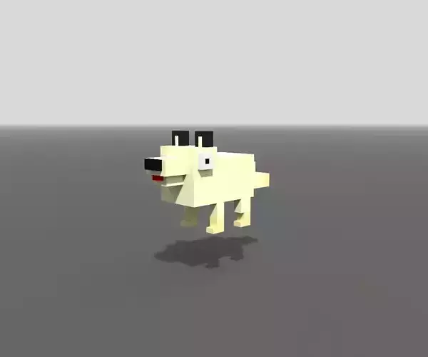Voxel Arctic Fox