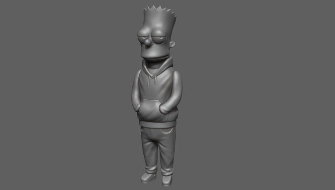 Bart Simpson 3D print model