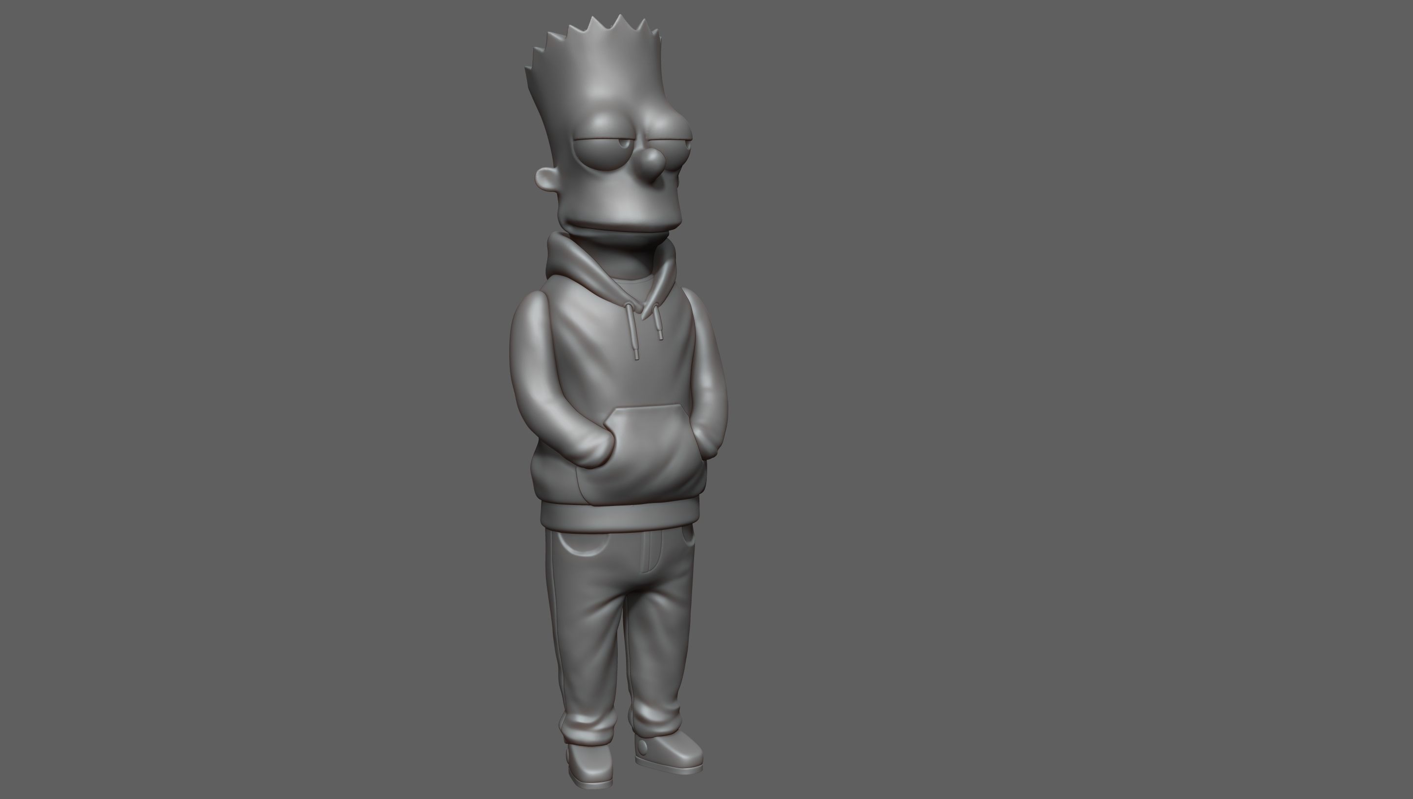 Bart Simpson 3D print model_1