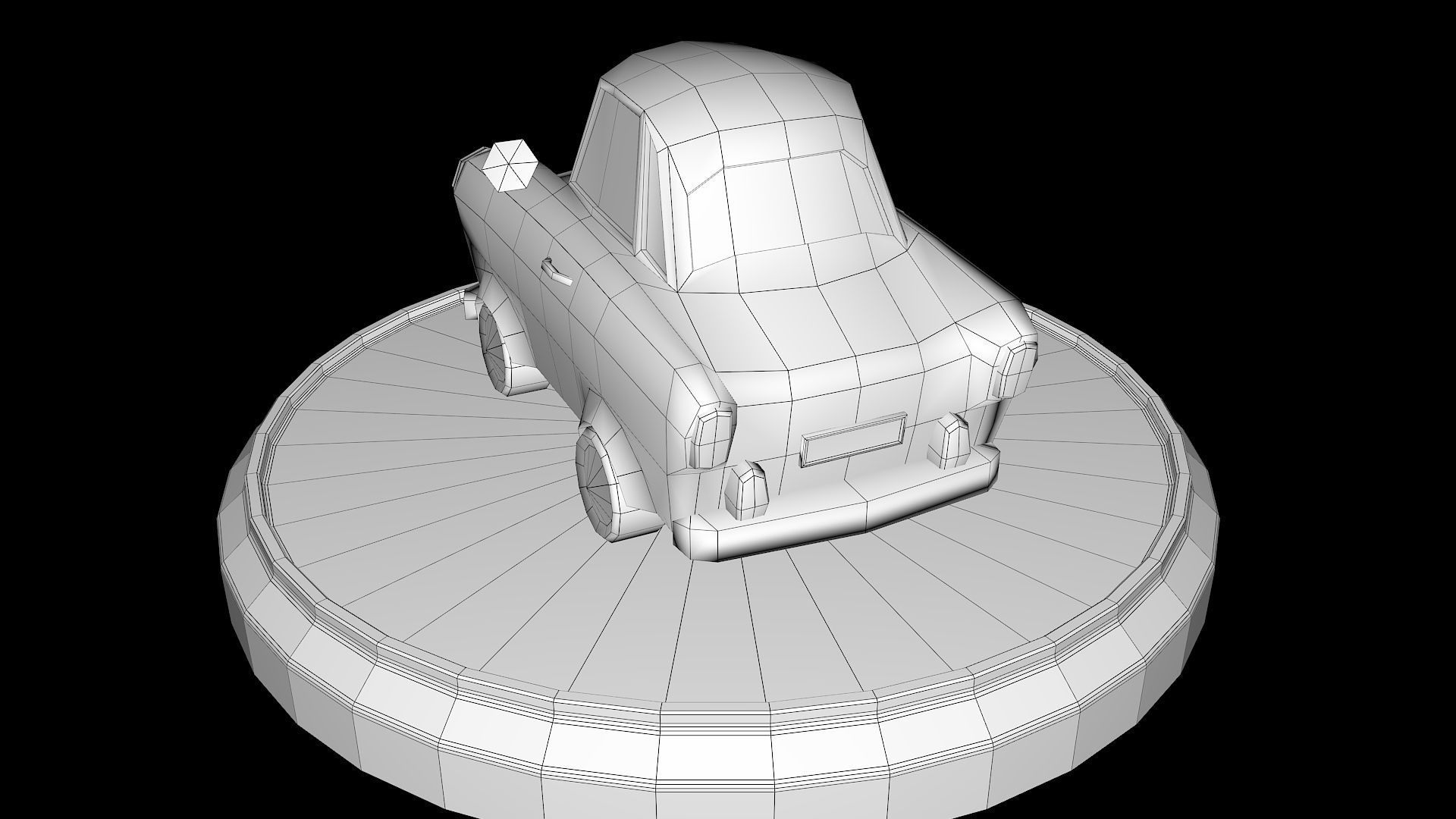 Toon Cars Pack Low-poly 3D model_13