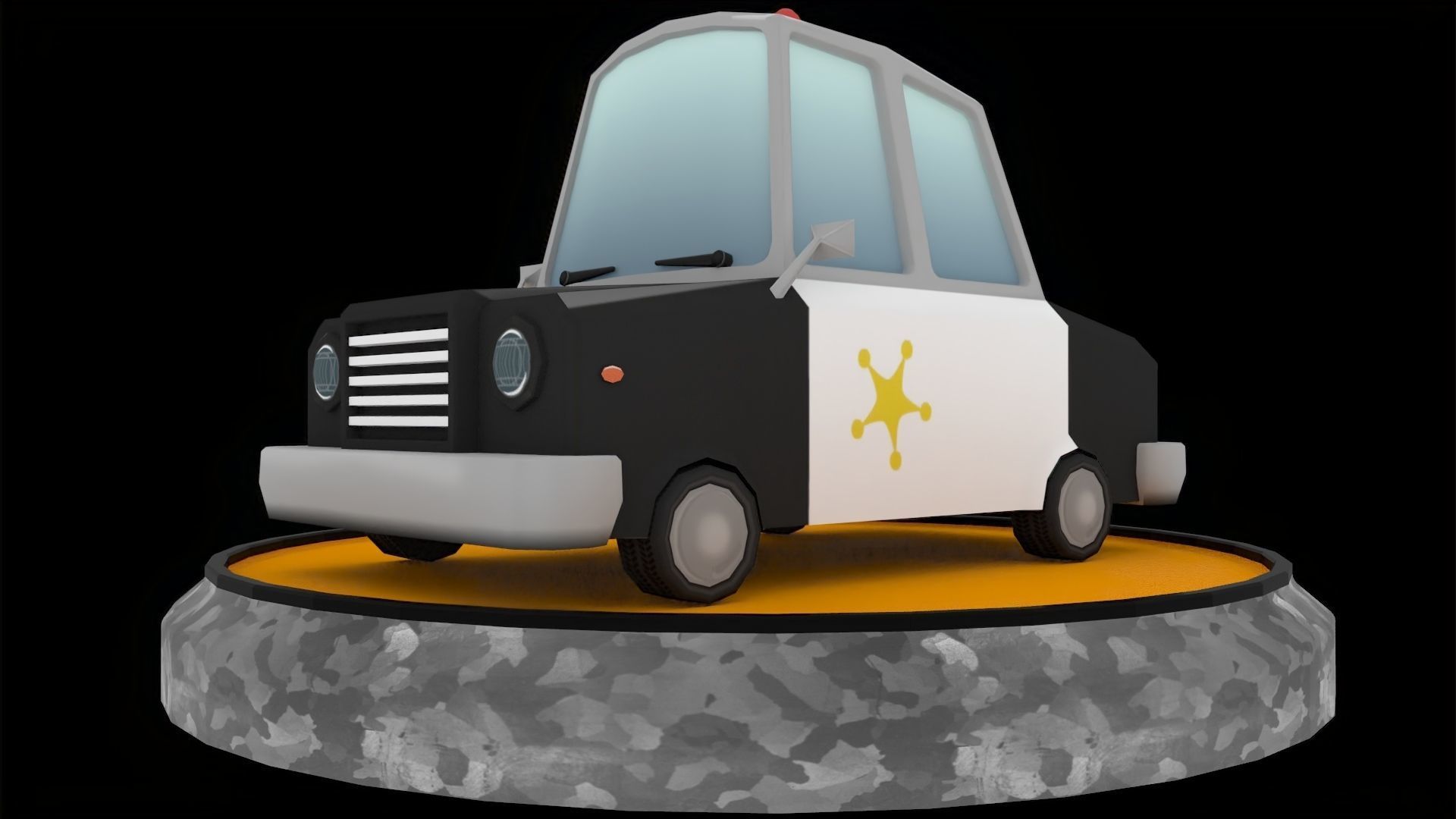 Toon Cars Pack Low-poly 3D model_20