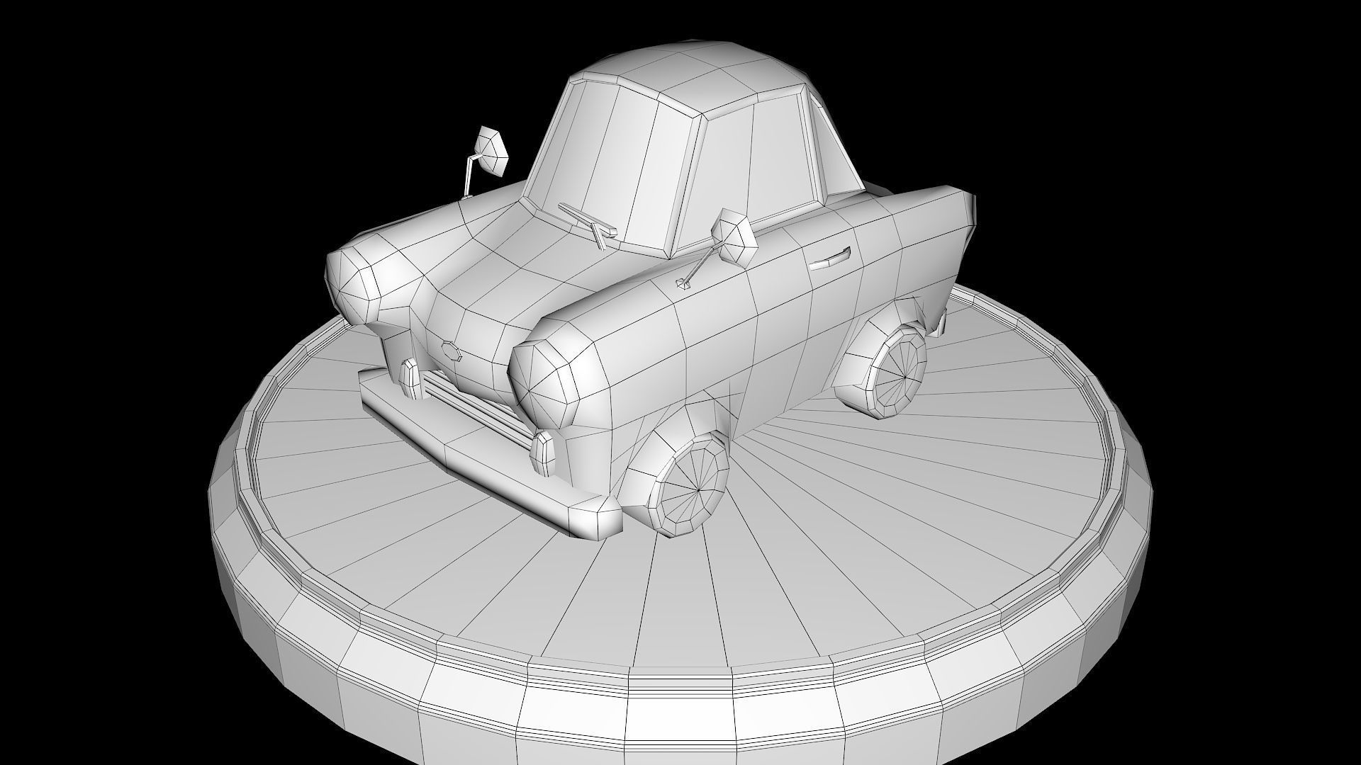 Toon Cars Pack Low-poly 3D model_15