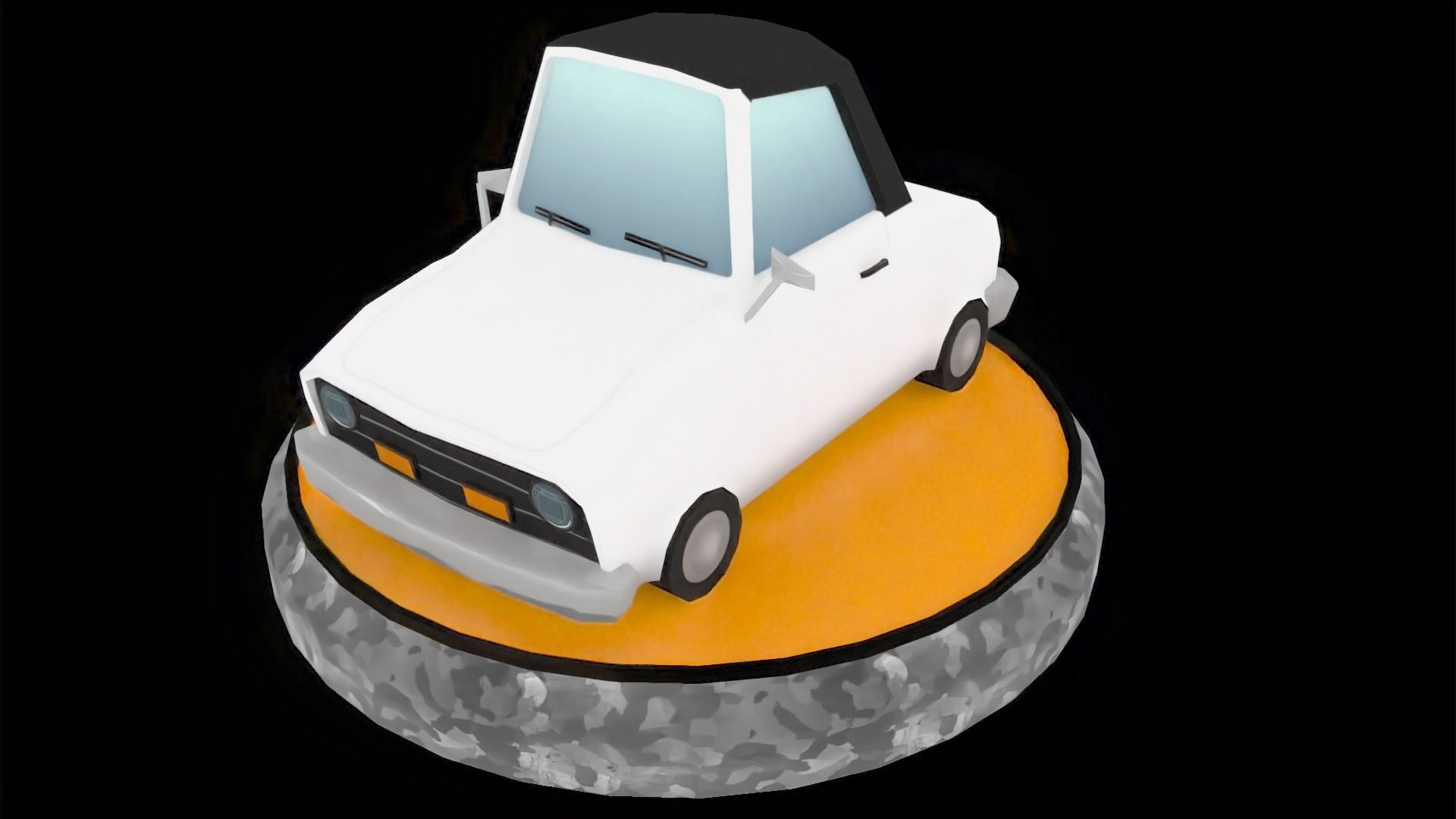 Toon Cars Pack Low-poly 3D model_3