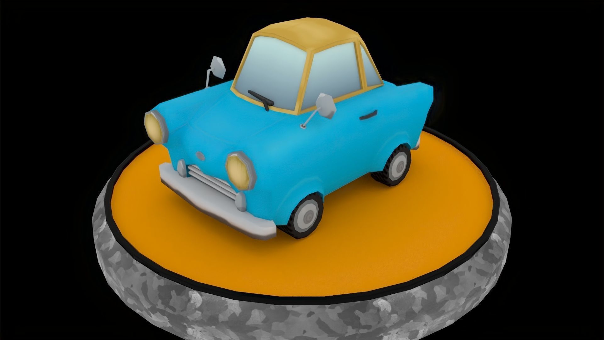 Toon Cars Pack Low-poly 3D model_27