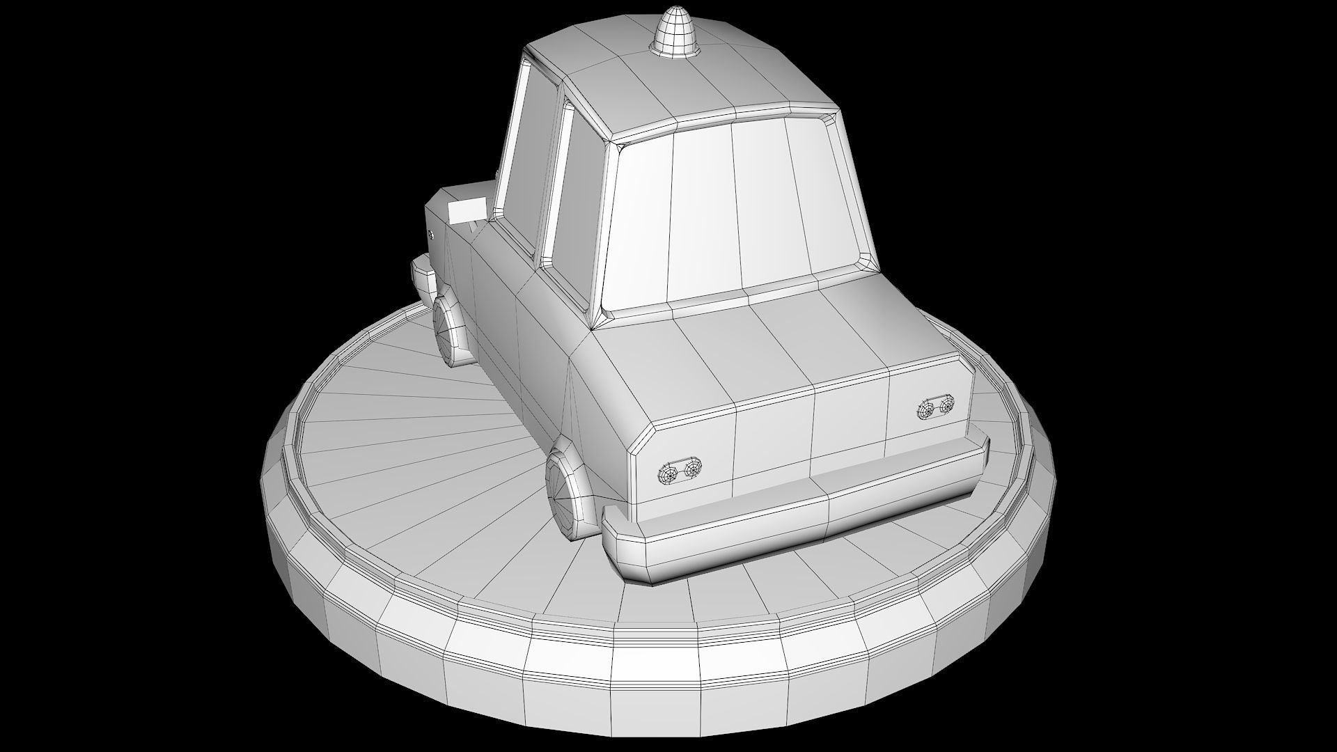 Toon Cars Pack Low-poly 3D model_19