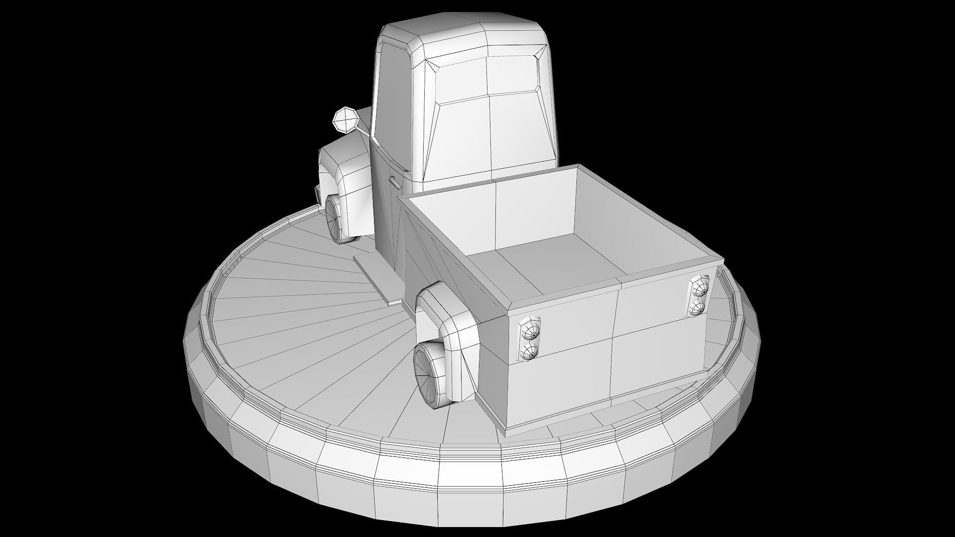 Toon Cars Pack Low-poly 3D model_33