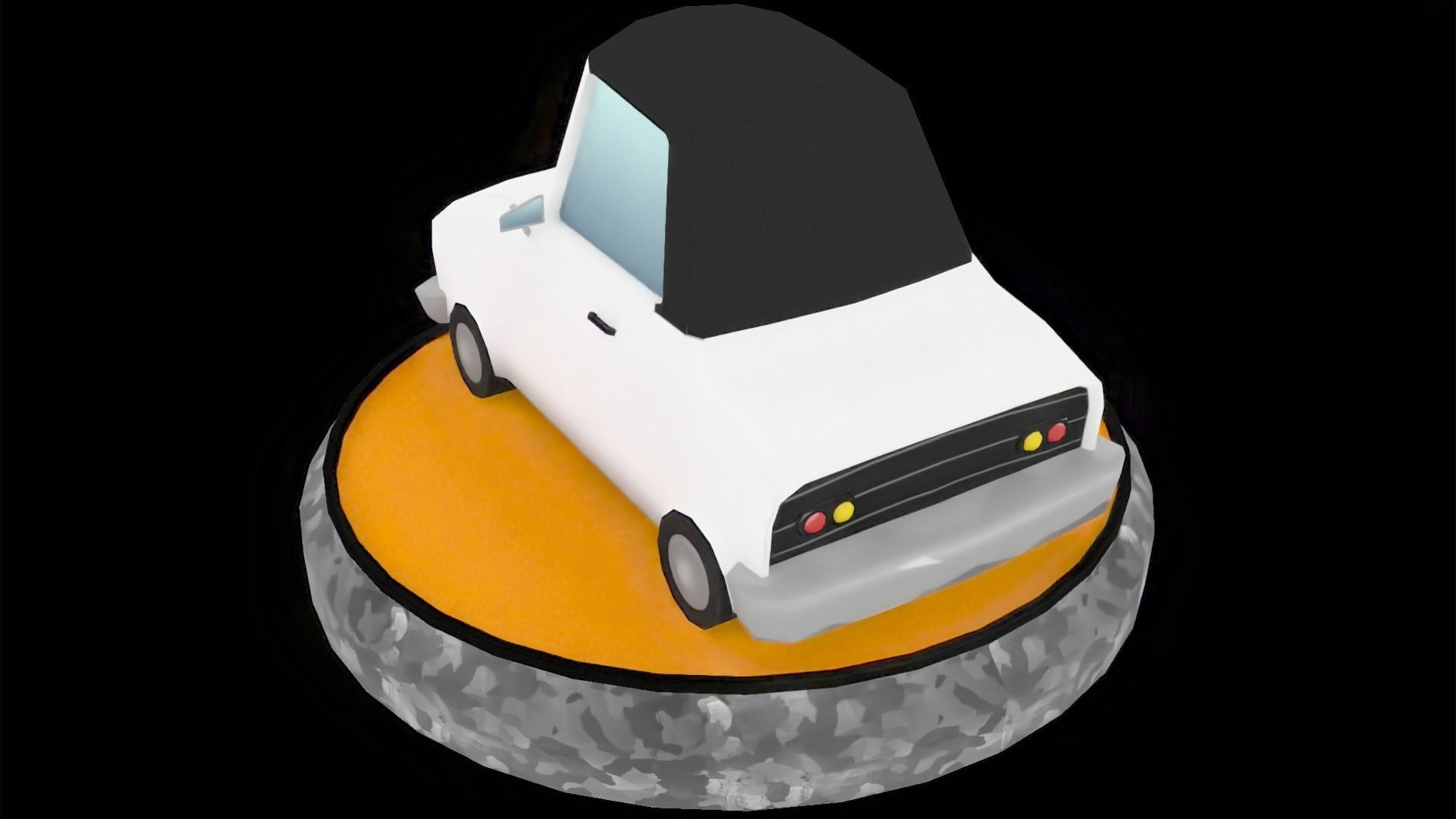 Toon Cars Pack Low-poly 3D model_5