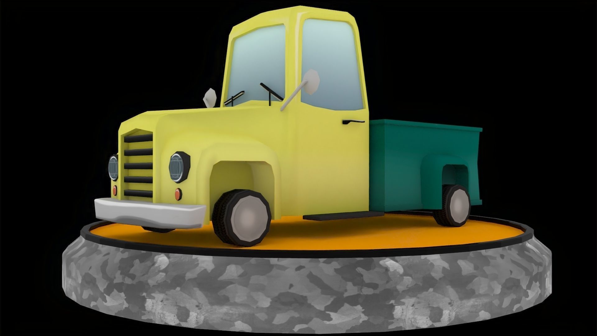 Toon Cars Pack Low-poly 3D model_32