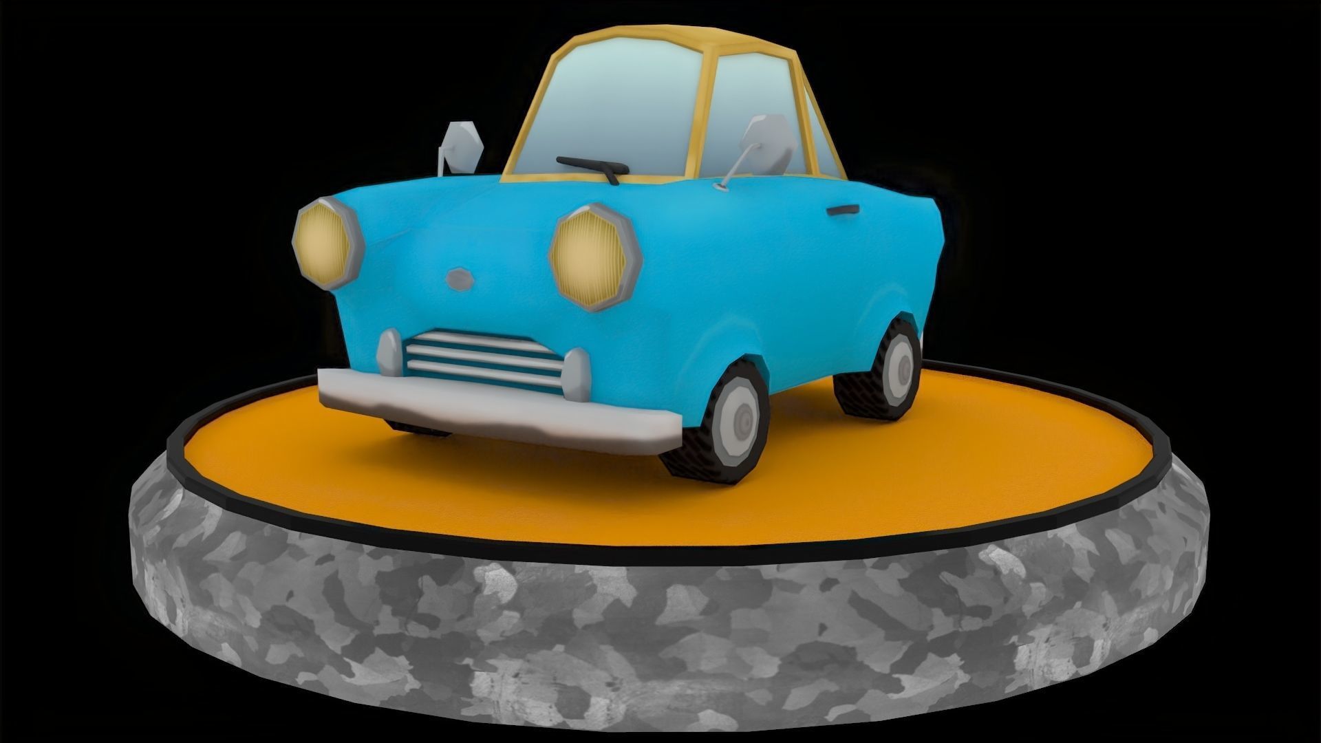 Toon Cars Pack Low-poly 3D model_14