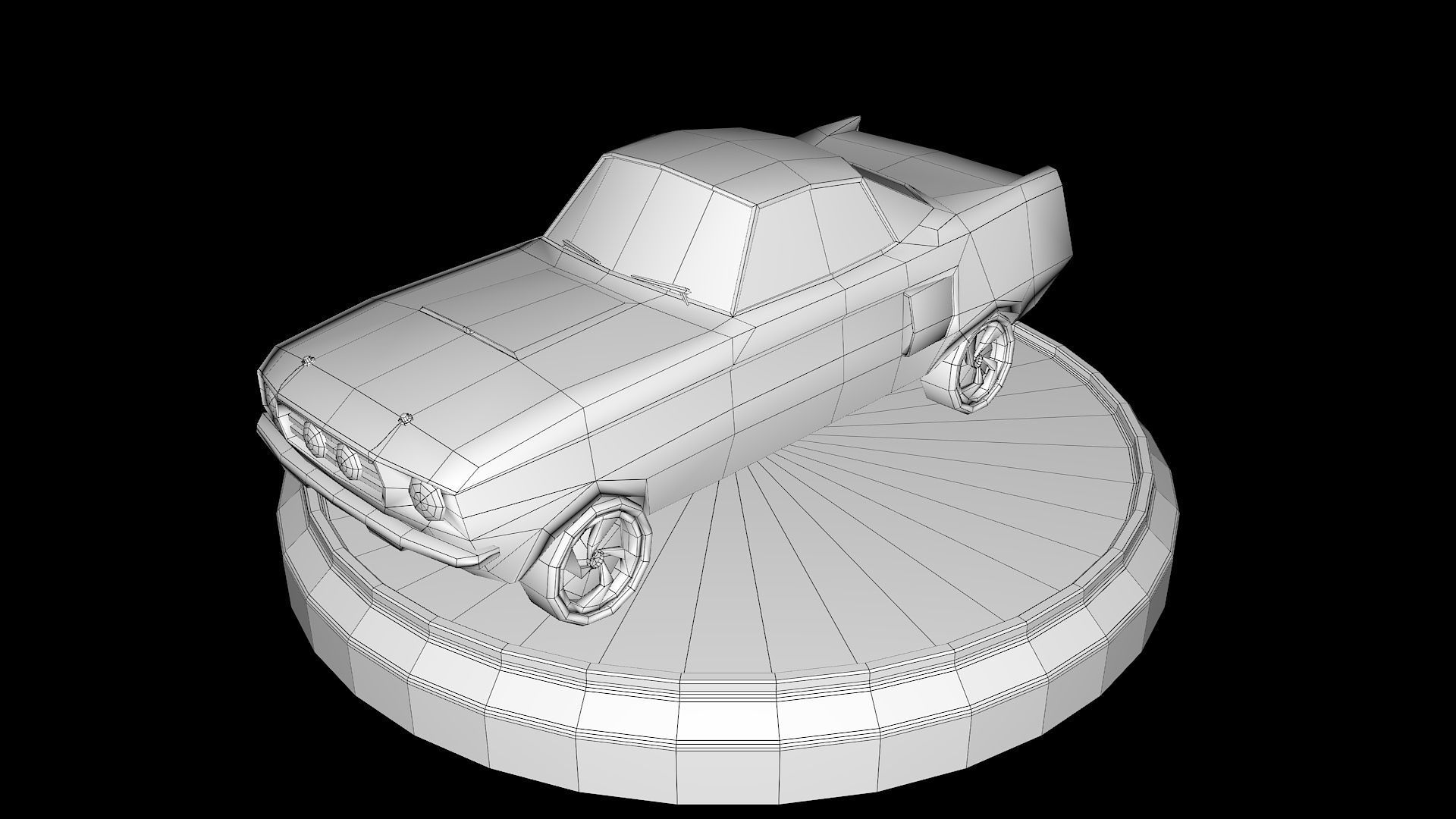 Toon Cars Pack Low-poly 3D model_12