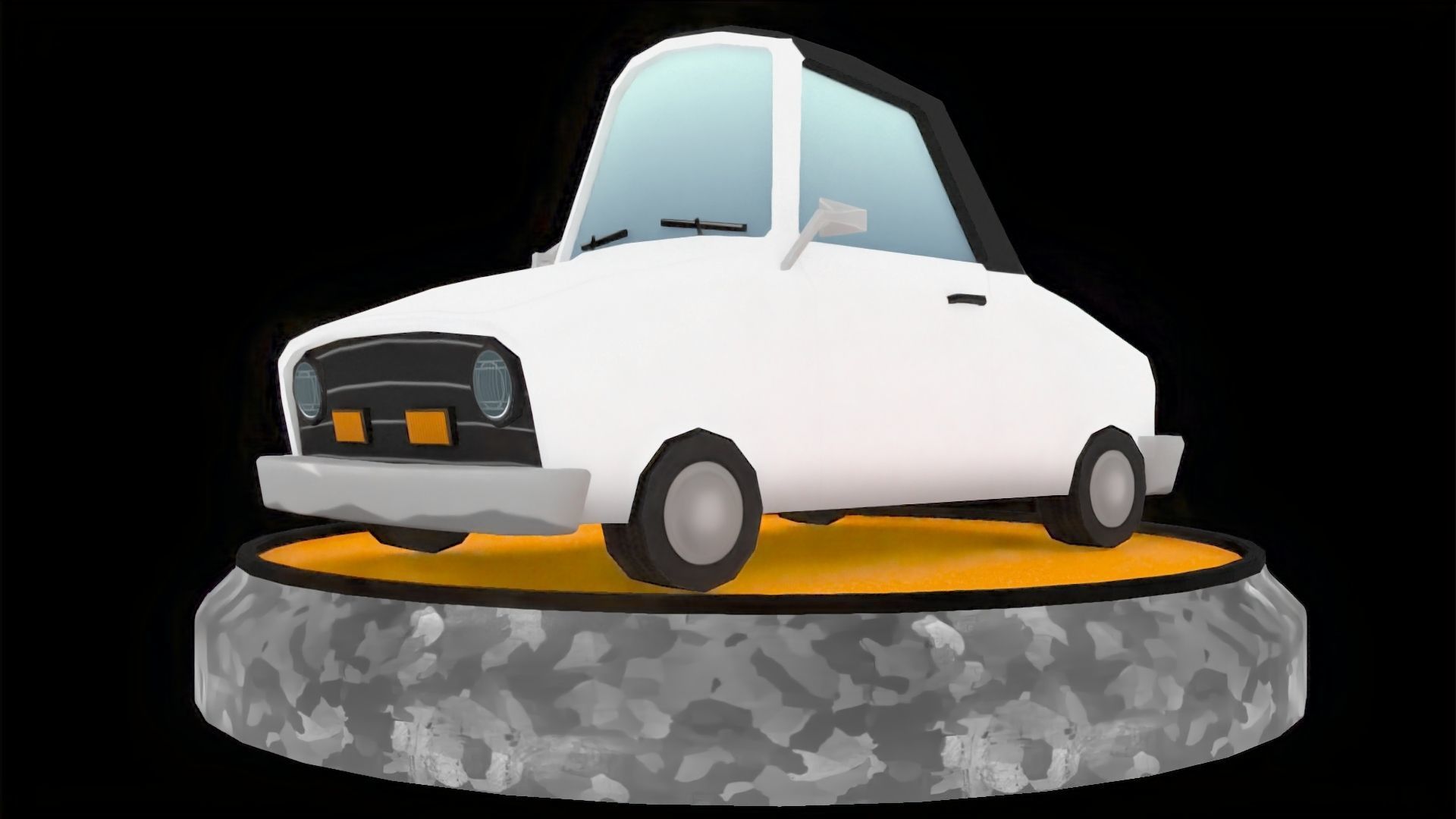 Toon Cars Pack Low-poly 3D model_4