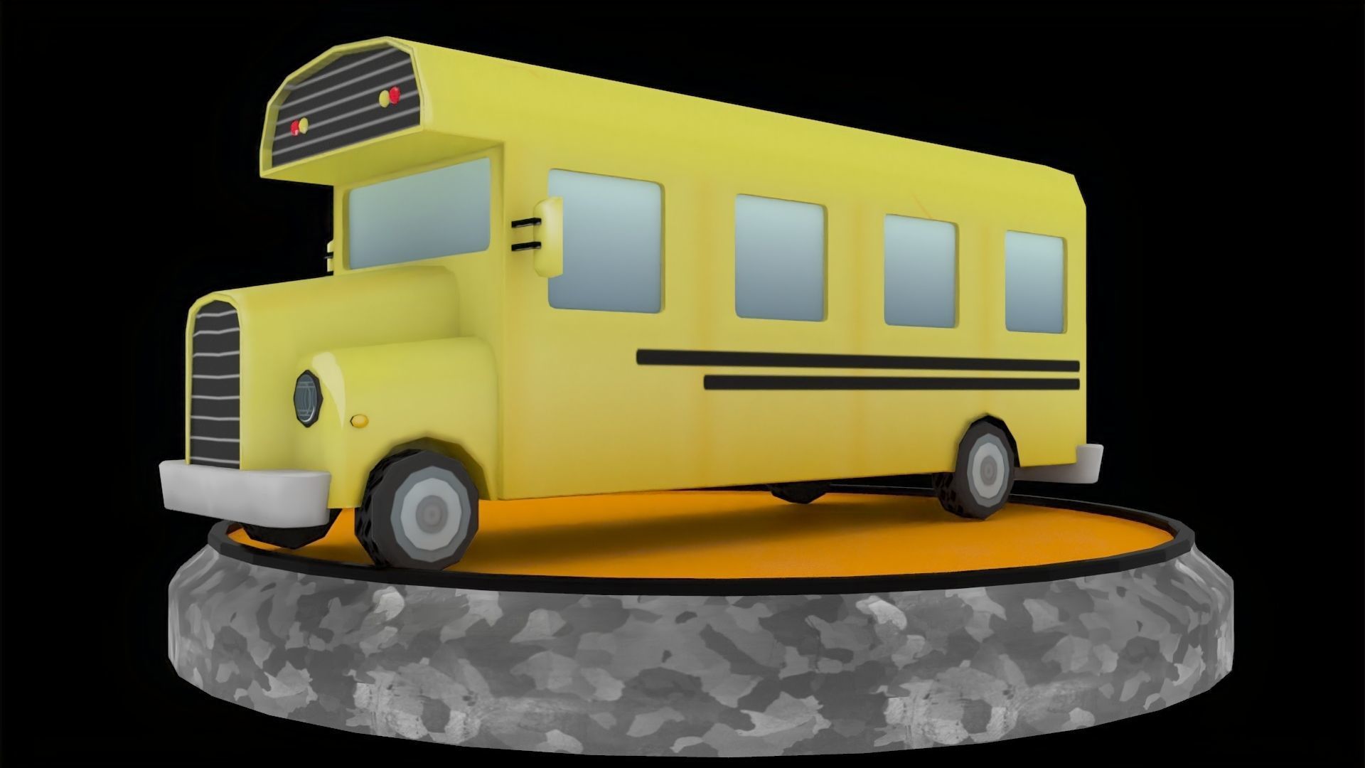 Toon Cars Pack Low-poly 3D model_28