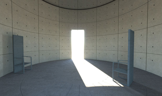Meditation Space - 1995 3D model