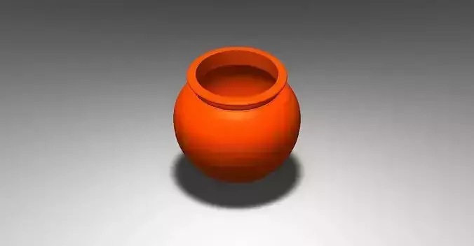 Red pot