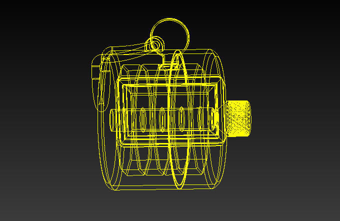 Tally counter  3D model_3