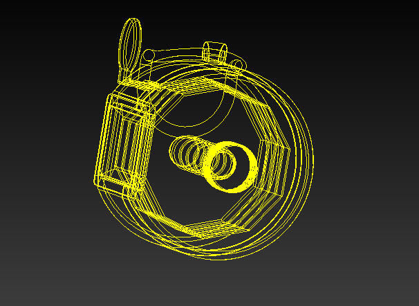 Tally counter  3D model_4