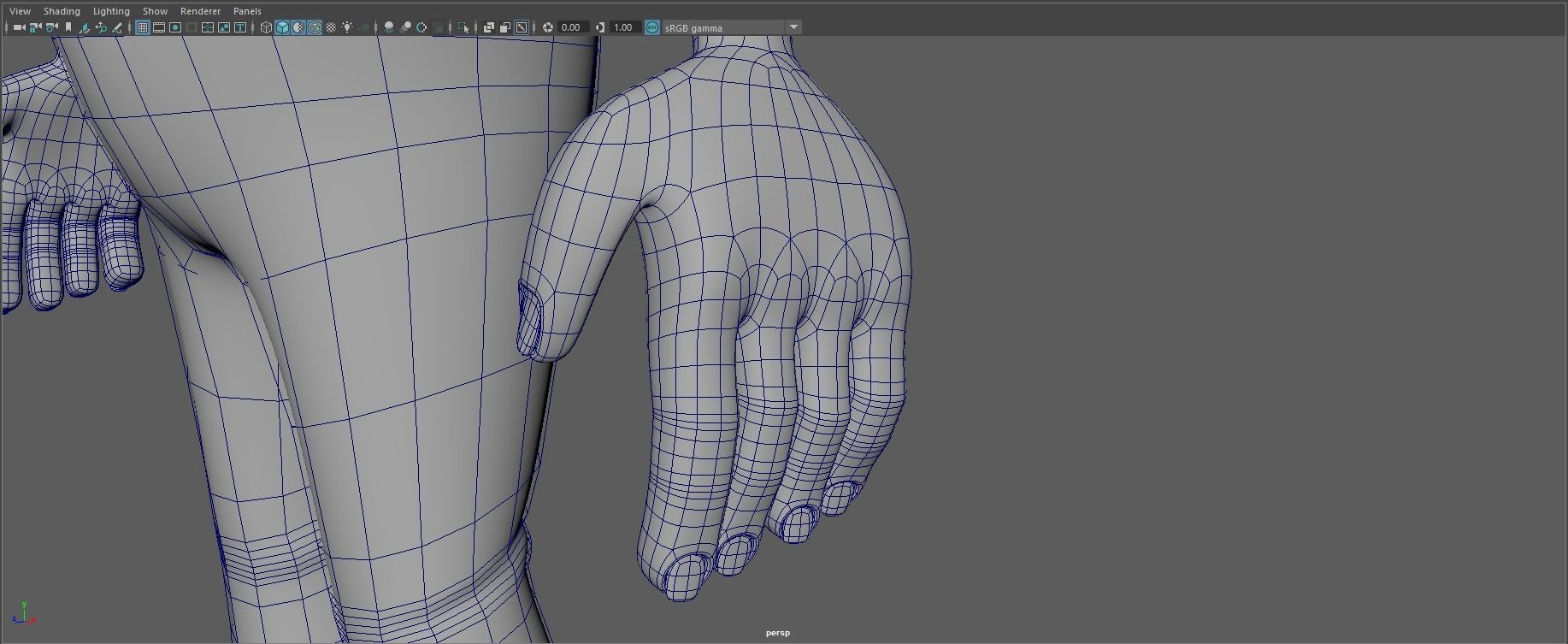 Cartoon Redneck Rigged Low-poly 3D model_21