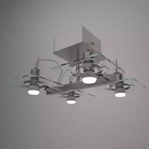 FugLamp ceiling light with four lights