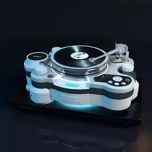 Vinyl player TechDAS Air Force One 3D model
