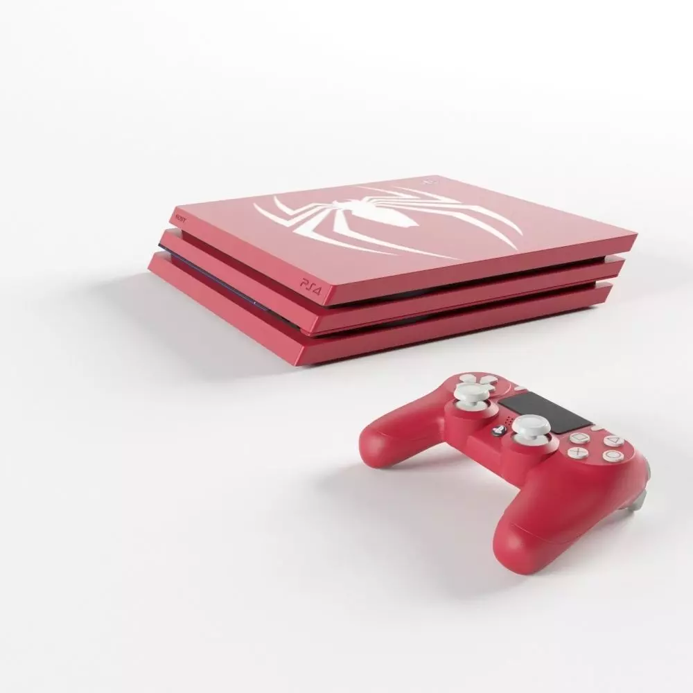 Limited Edition Marvel Spider-Man PS4 3D model_0