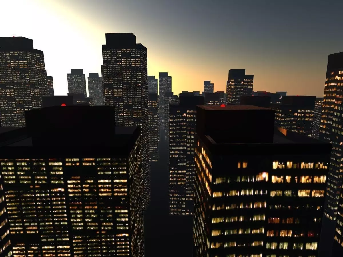 City Blocks Free Free low-poly 3D model_0