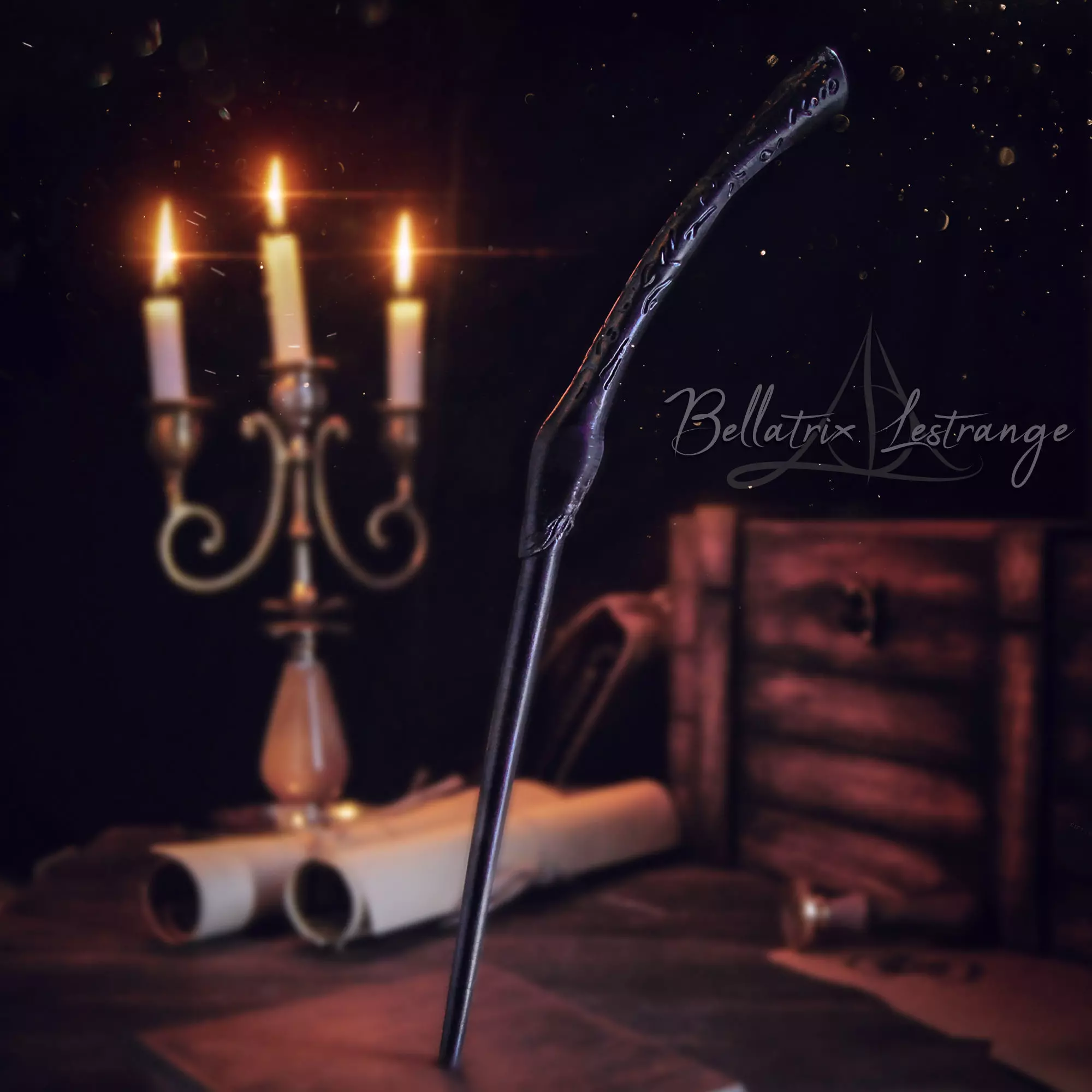 BELLATRIX LESTRANGE WAND - HARRY POTTER 3D print model_0