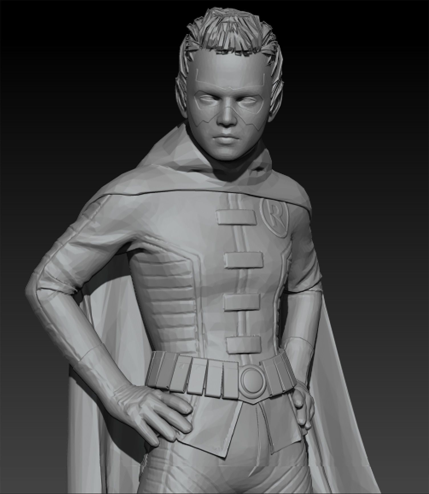 Robin - Damian Wayne 3D print model_3