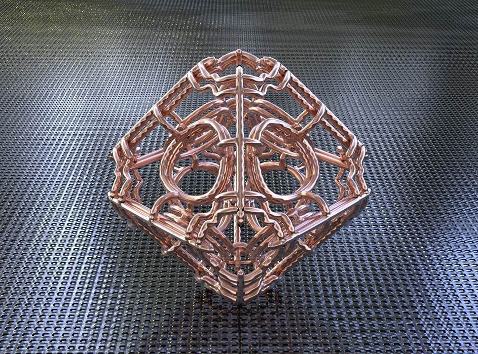 BRO OCTAHEDRON LOOP 3D print model_2