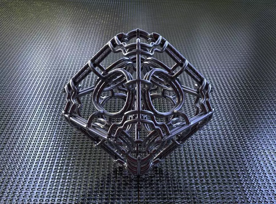BRO OCTAHEDRON LOOP 3D print model_0