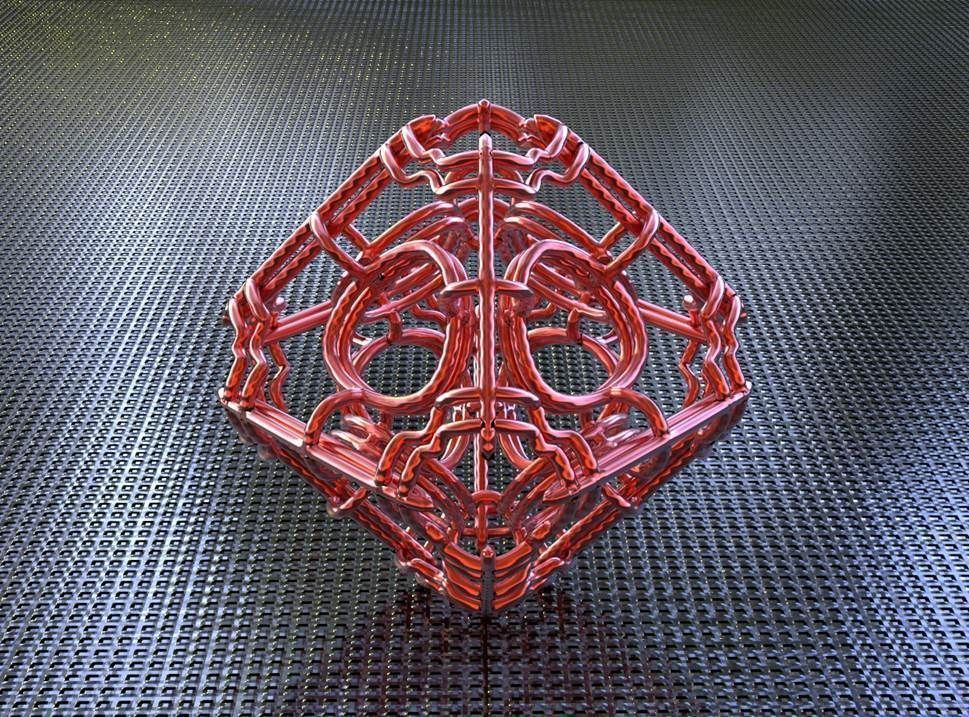 BRO OCTAHEDRON LOOP 3D print model_1